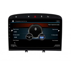 PEUGEOT 308, 408 - 9" МУЛТИМЕДИЯ / Навигация android 16 черна